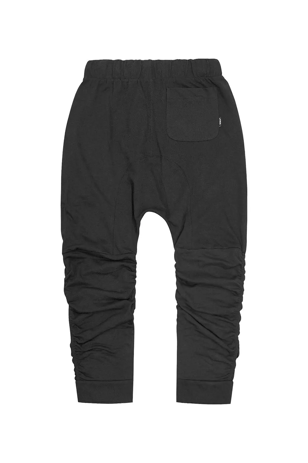 Men's Essential Solid Scrunched Drop Crotch Sweat Joggers