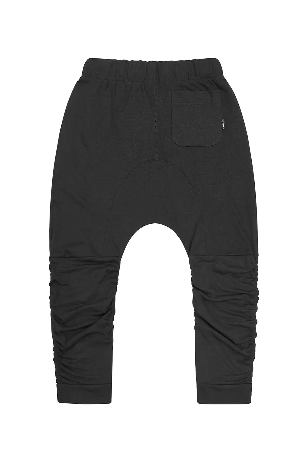 Men's Essential Solid Scrunched Drop Crotch Sweat Joggers