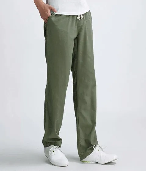 Men's Linen Casual Jogging Trousers