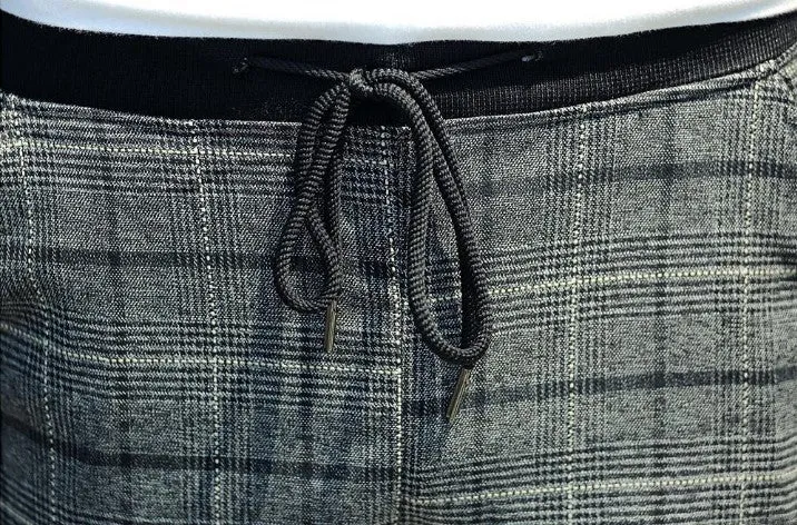 Men's Plaid Slim Fit Casual Pants