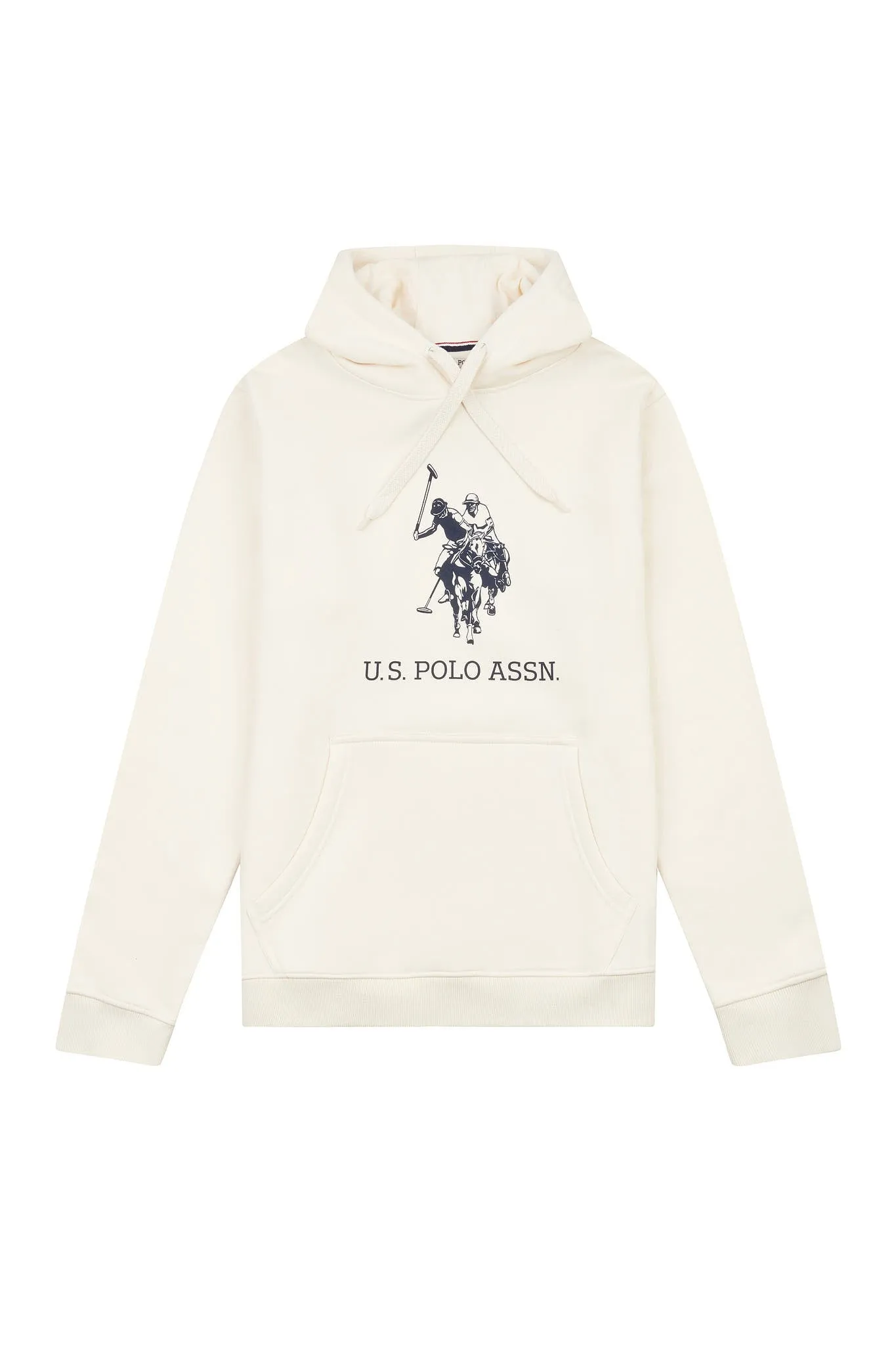Mens Rider Brush Back Hoodie in Marshmallow