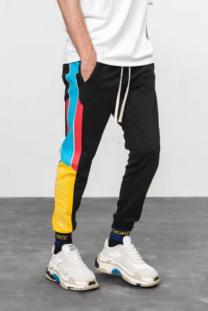 Men's Spring Vintage Elastic Waist Joggers With Side Stripes