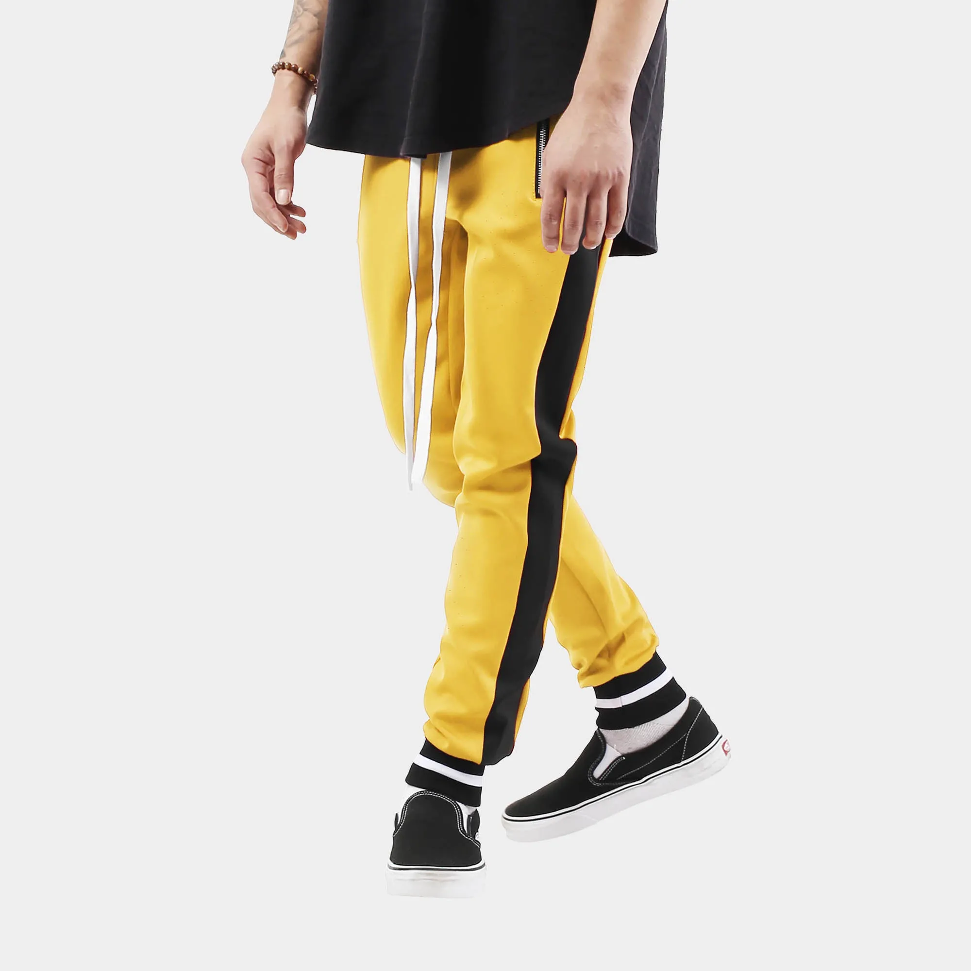 Men's Striped Skinny Joggers