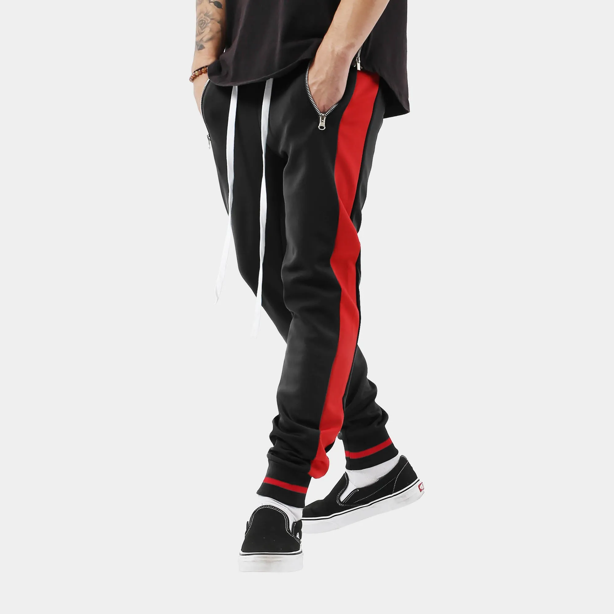 Men's Striped Skinny Joggers