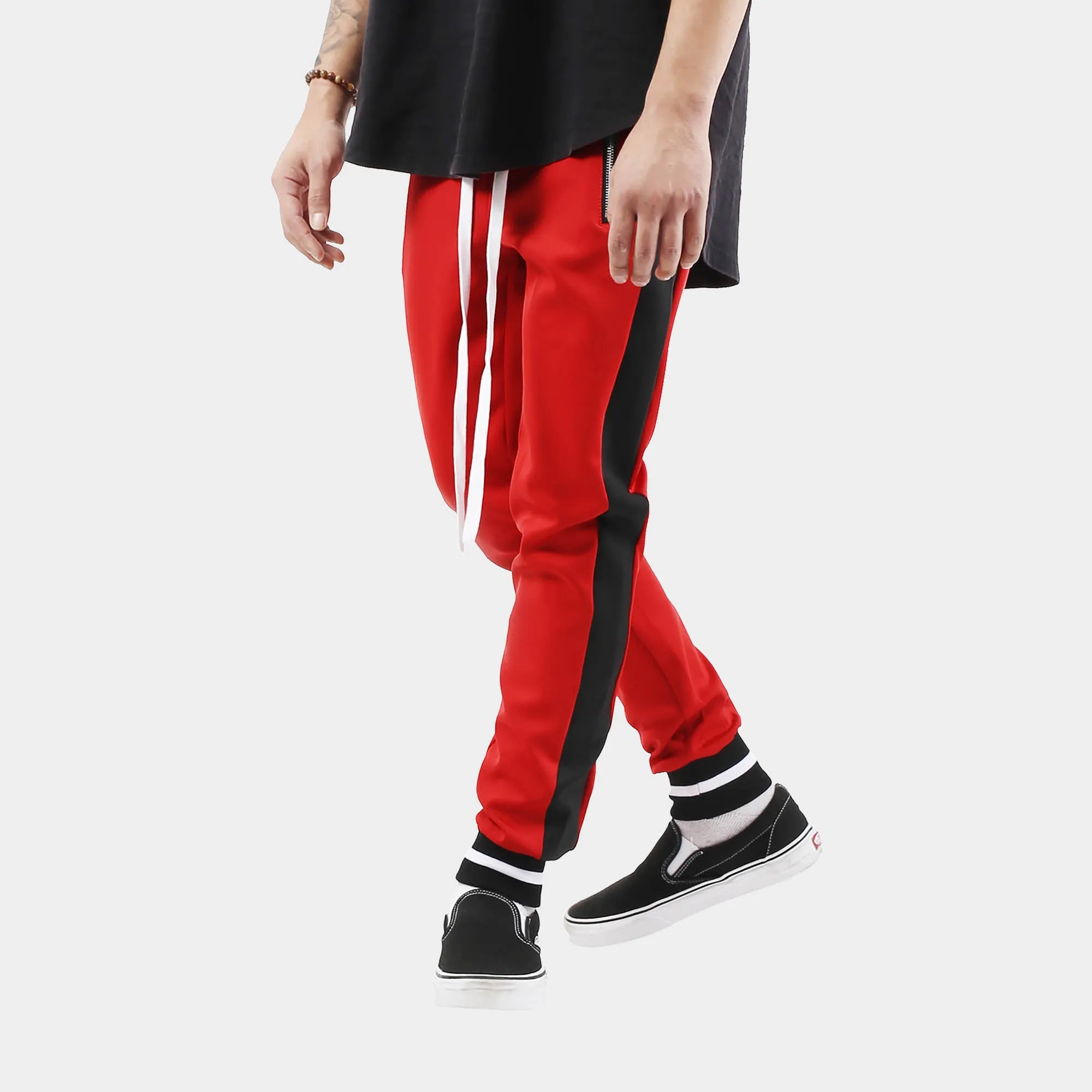 Men's Striped Skinny Joggers