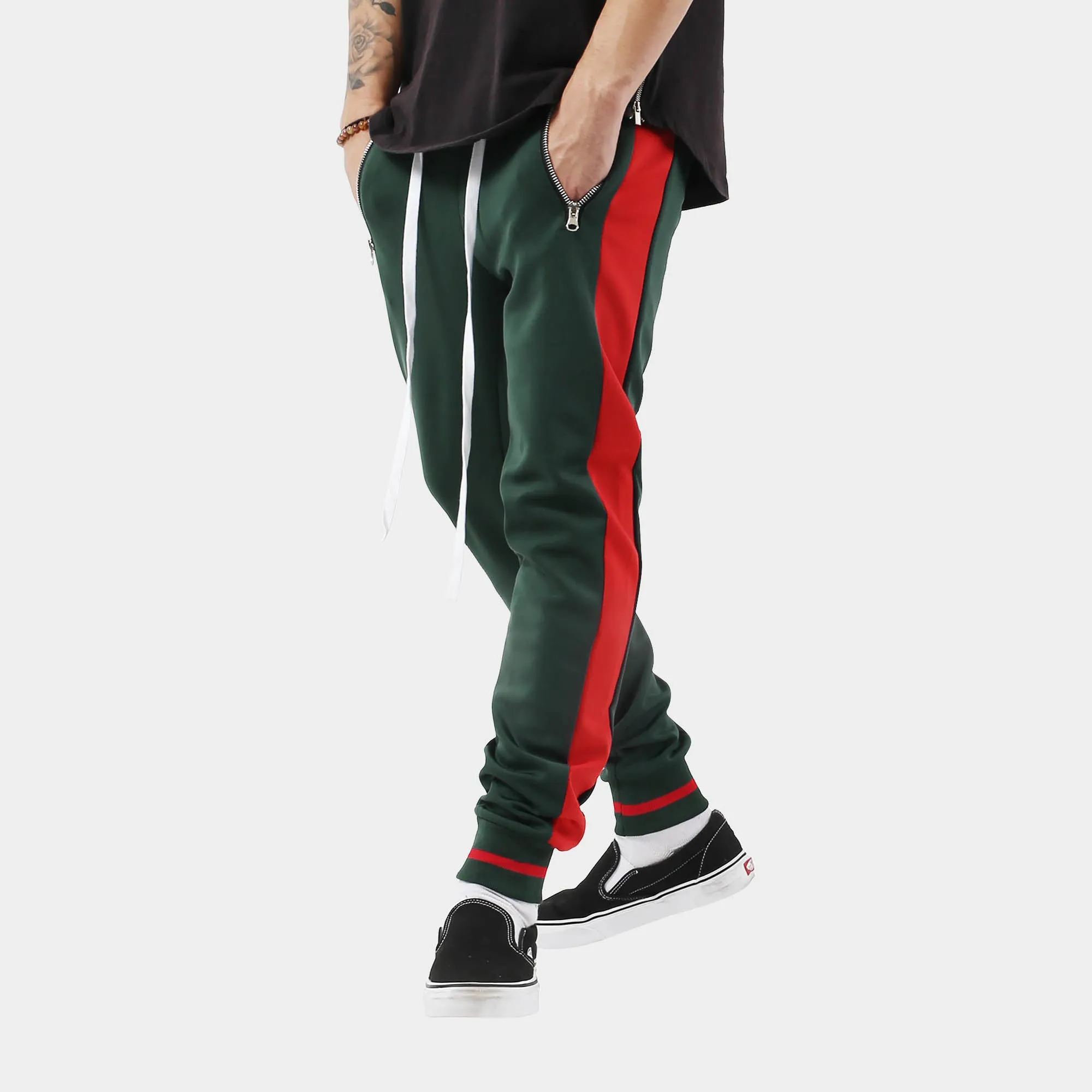 Men's Striped Skinny Joggers
