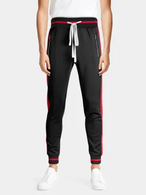 Men's Striped Skinny Joggers