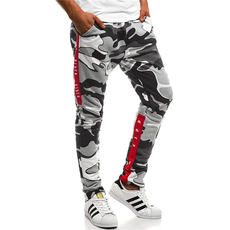 Men's Sweatpants With Camouflage Print