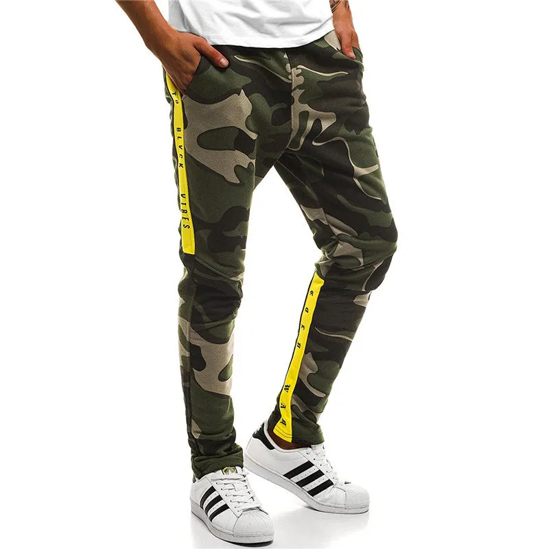 Men's Sweatpants With Camouflage Print