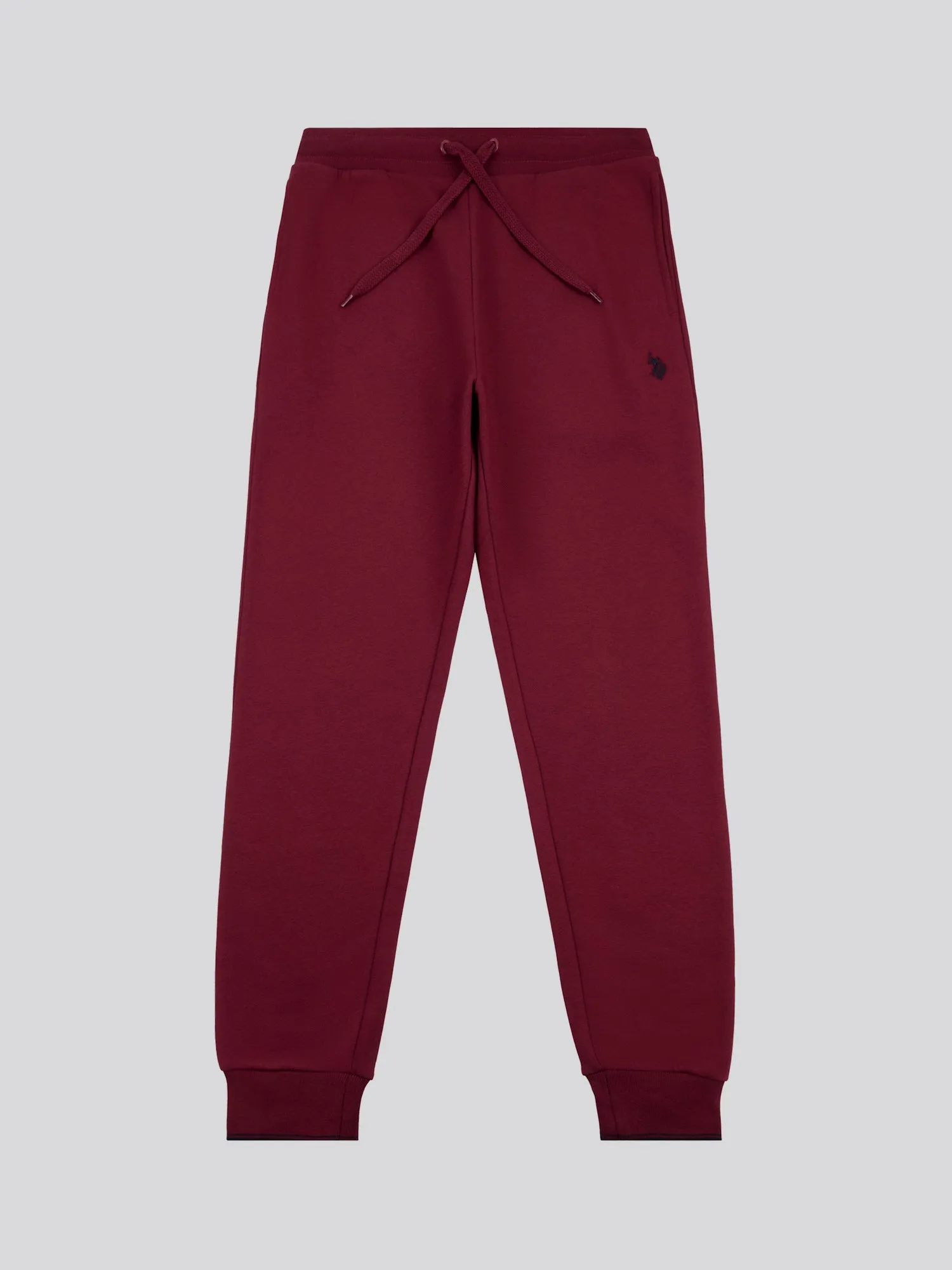 Mens Tipped Joggers in Biking Red