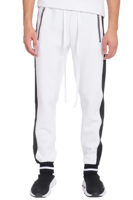 Men's Yellow Heavyweight Sweat Jogger Pants