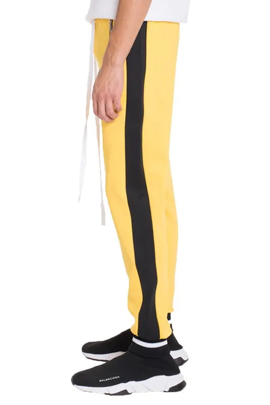 Men's Yellow Heavyweight Sweat Jogger Pants