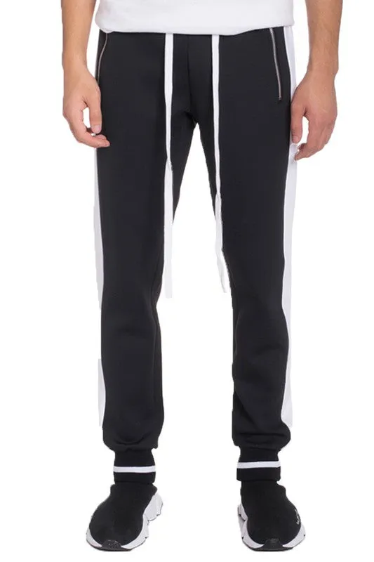 Men's Yellow Heavyweight Sweat Jogger Pants