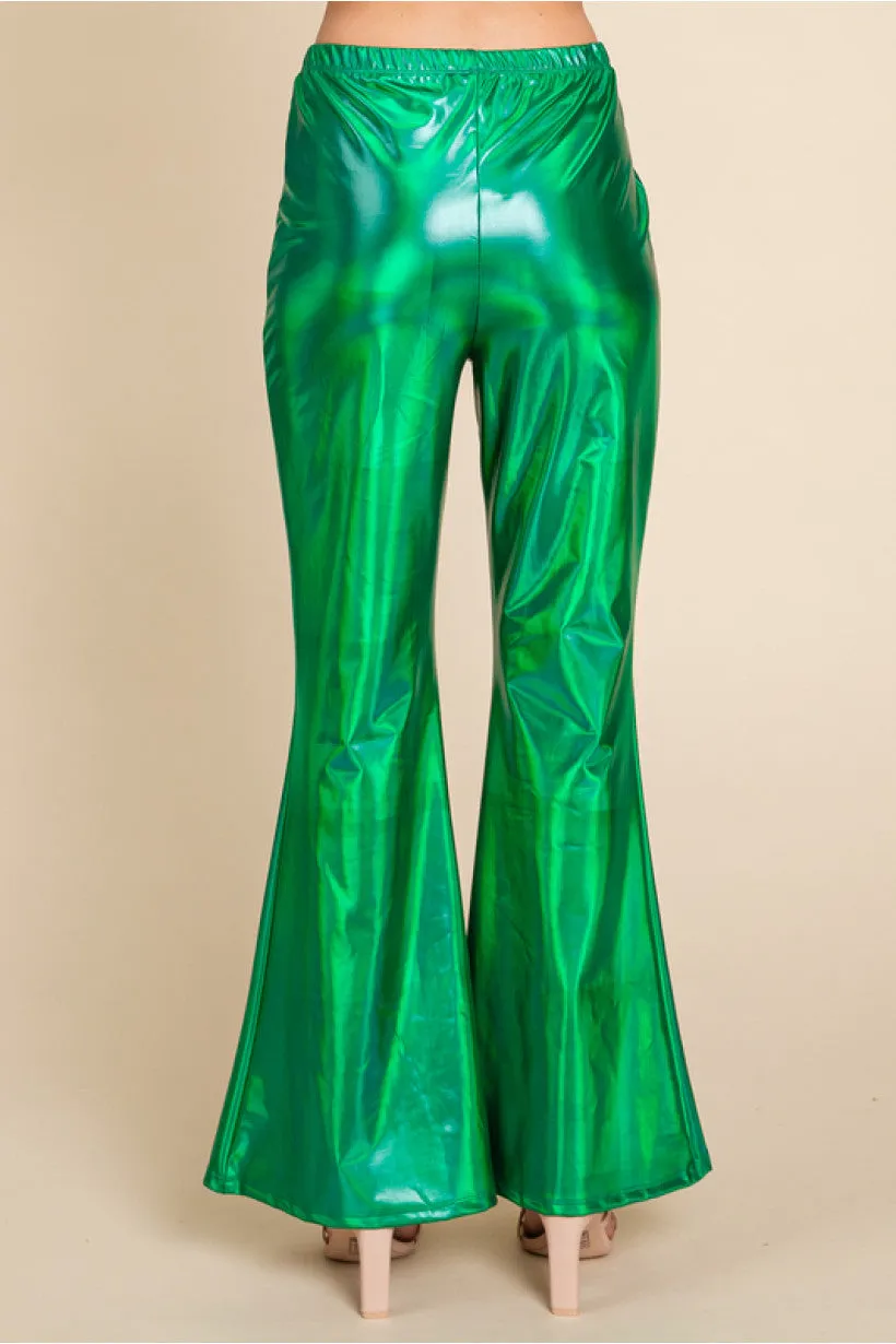 Metallic Gras Pants