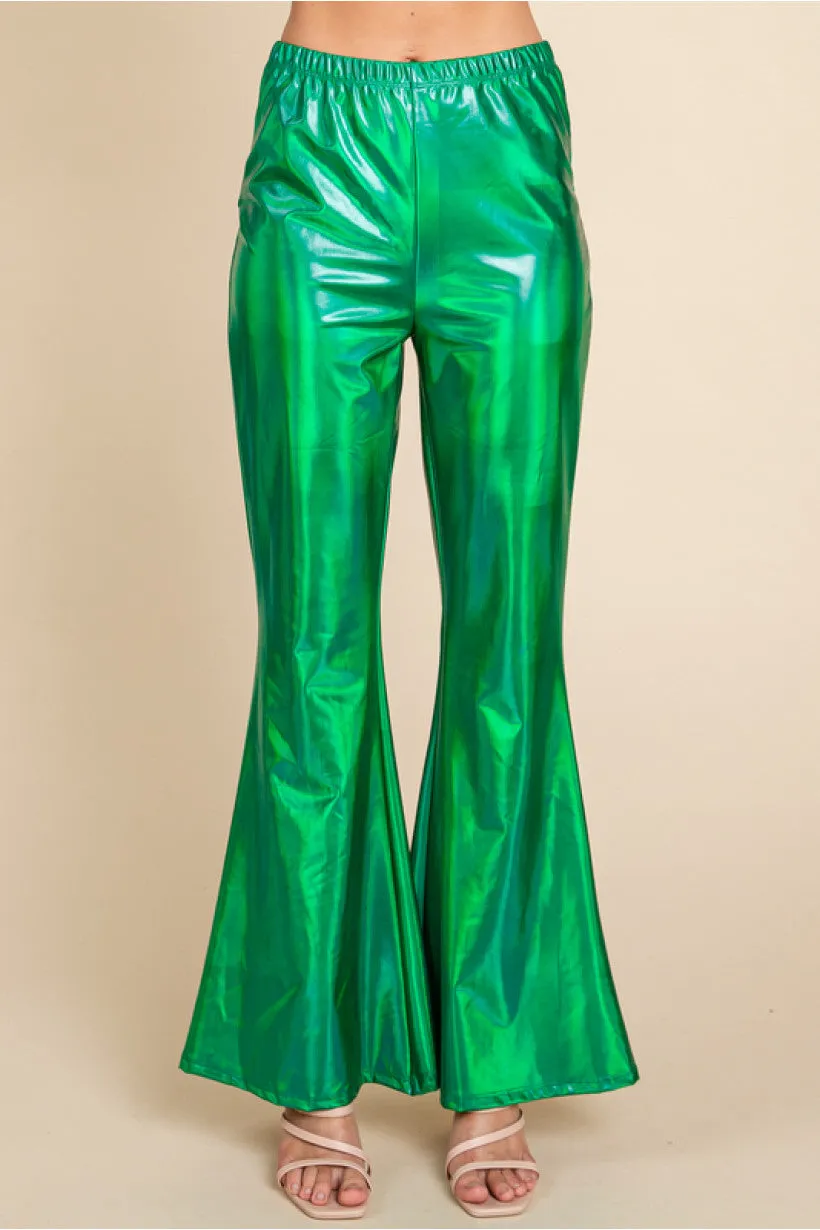 Metallic Gras Pants