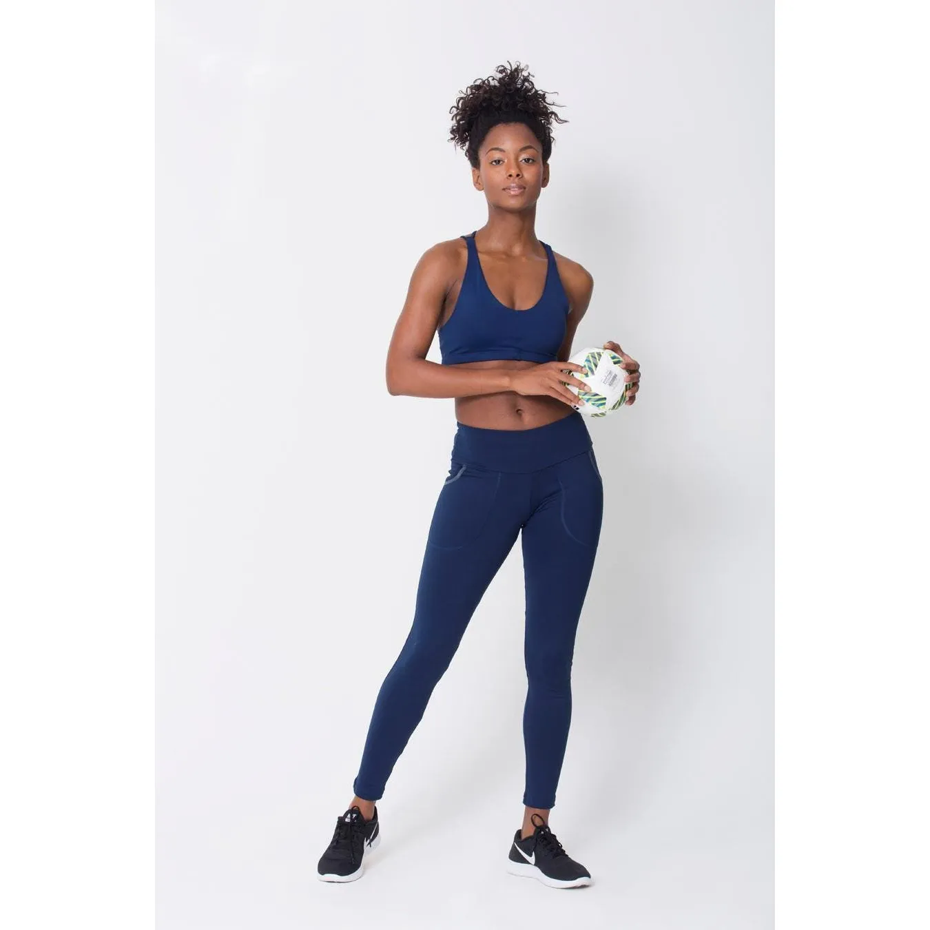 Navy Pocket Legging