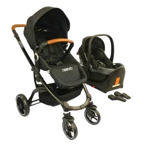 Neeva Carina Stroller* & Neeva I-Size Infant Capsule-Beige Trim (NBG1) Bundle
