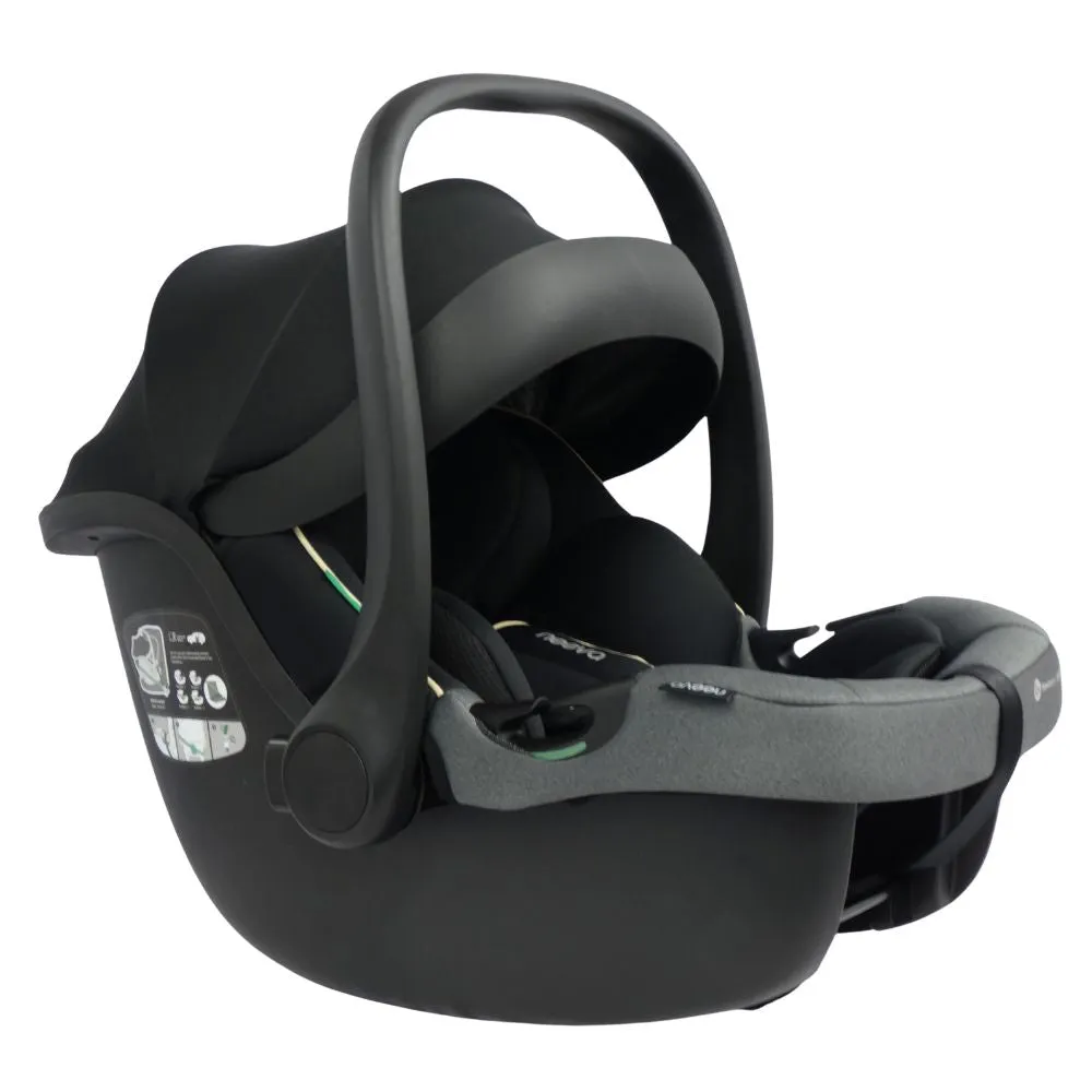 Neeva Carina Stroller* & Neeva I-Size Infant Capsule-Beige Trim (NBG1) Bundle