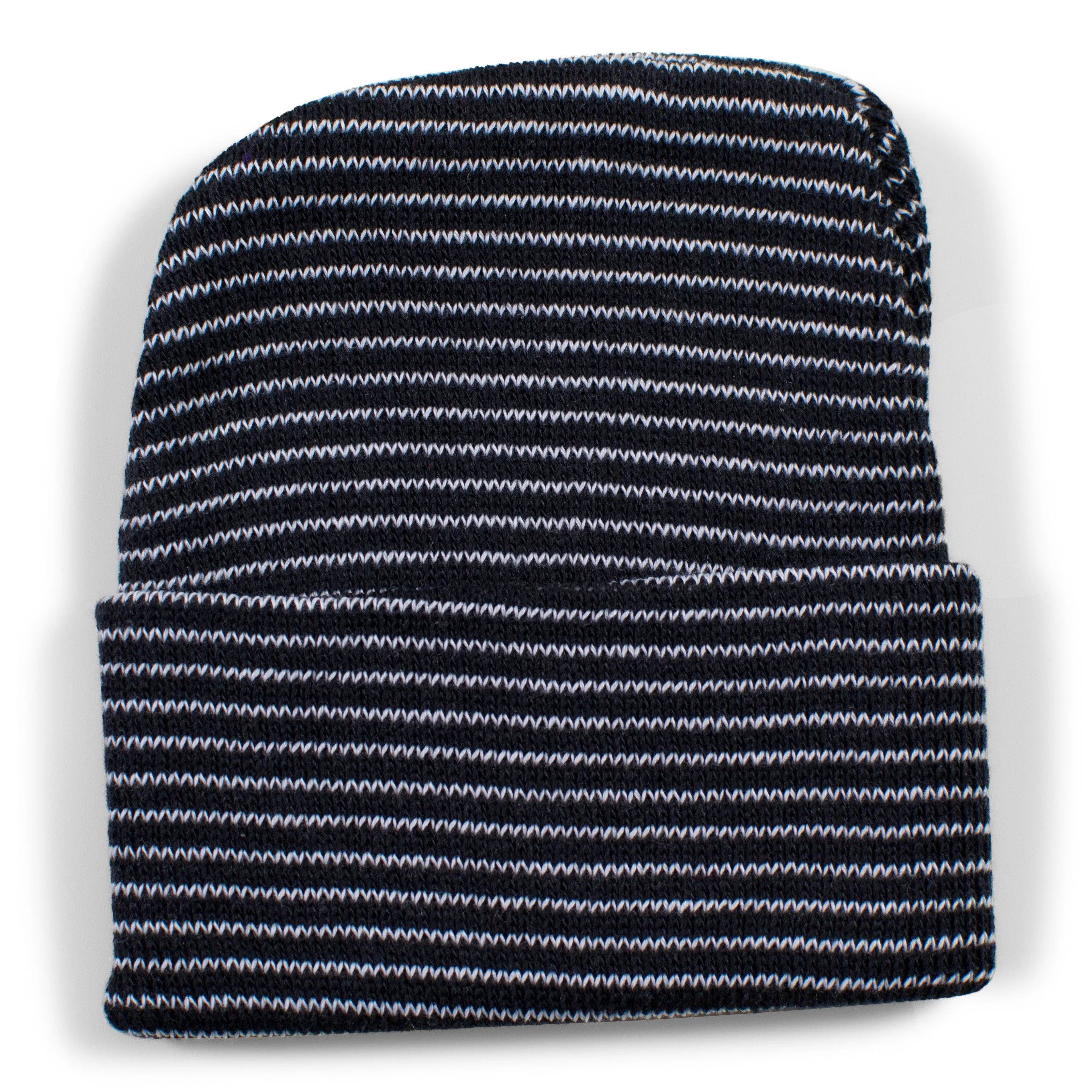 Newborn Stripe Knit Cap