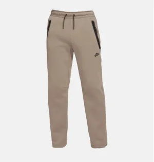 Nike Tech Fleece Uncuffed Joggers - Khaki (3rd Gen - Old Season)