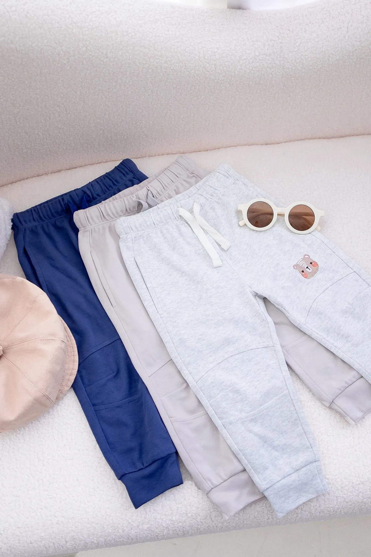 NM X LEBEAR JOGGER PANTS IN BEIGE