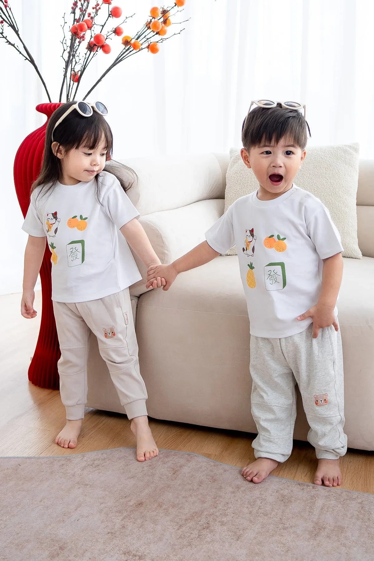 NM X LEBEAR JOGGER PANTS IN GREY