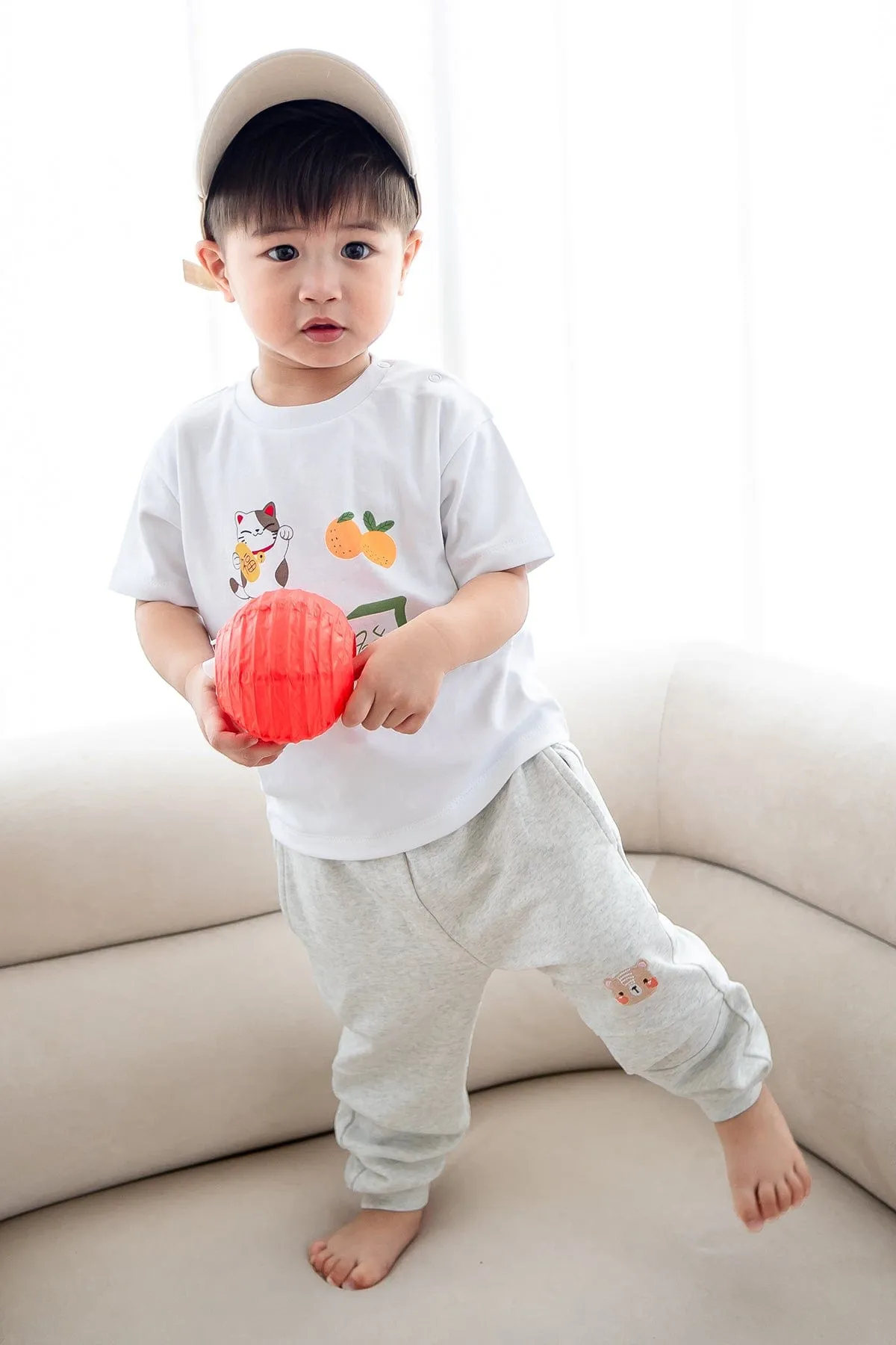 NM X LEBEAR JOGGER PANTS IN GREY
