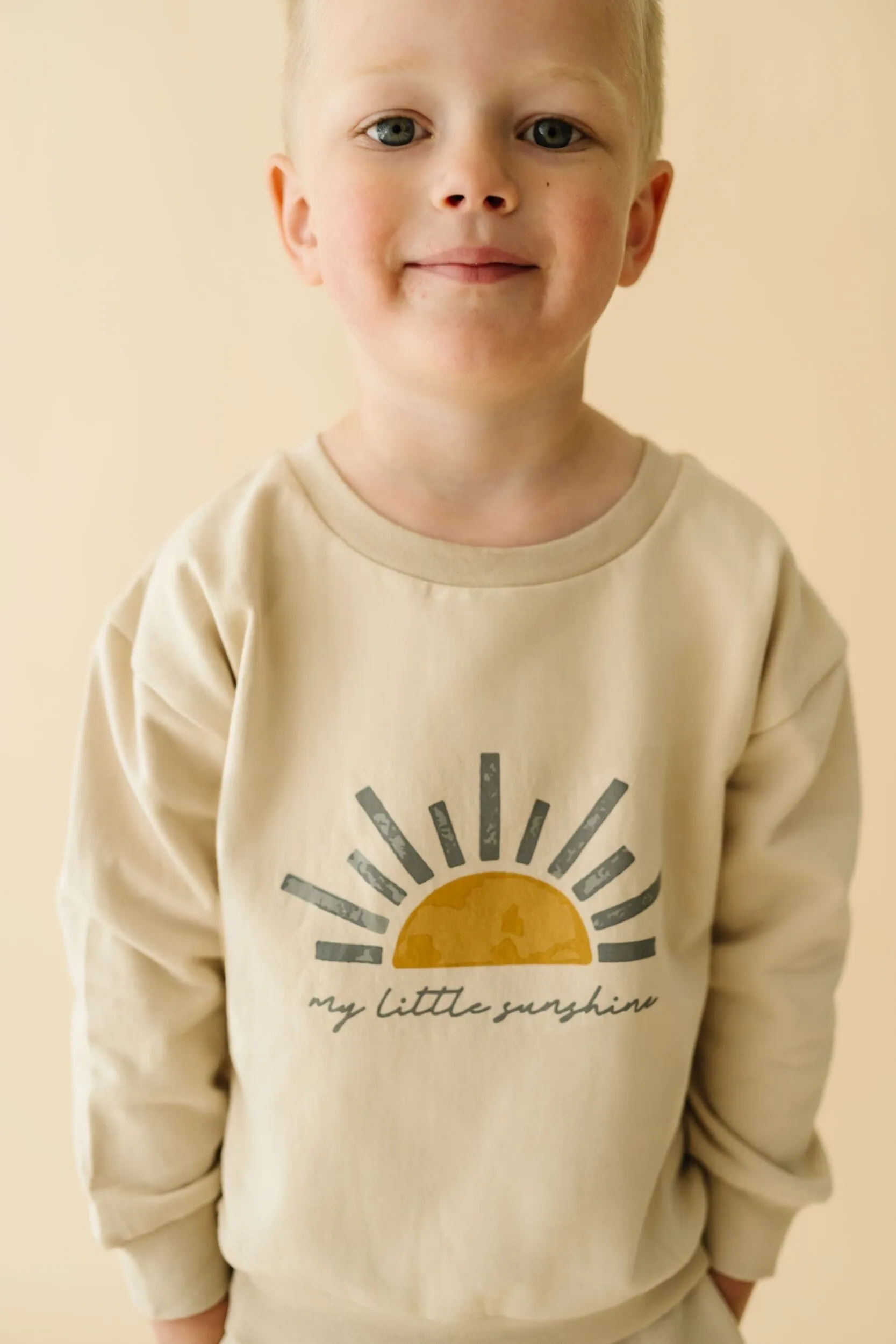 Organic Fleece Sweatshirt | My Little Sunshine