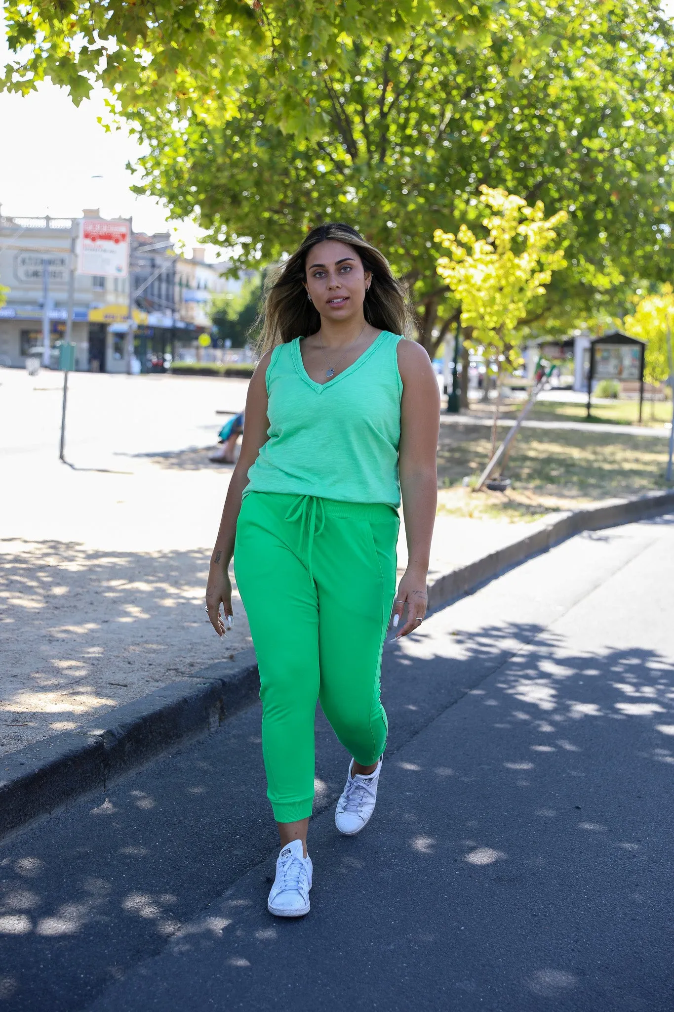 Oxford Joggers - Green