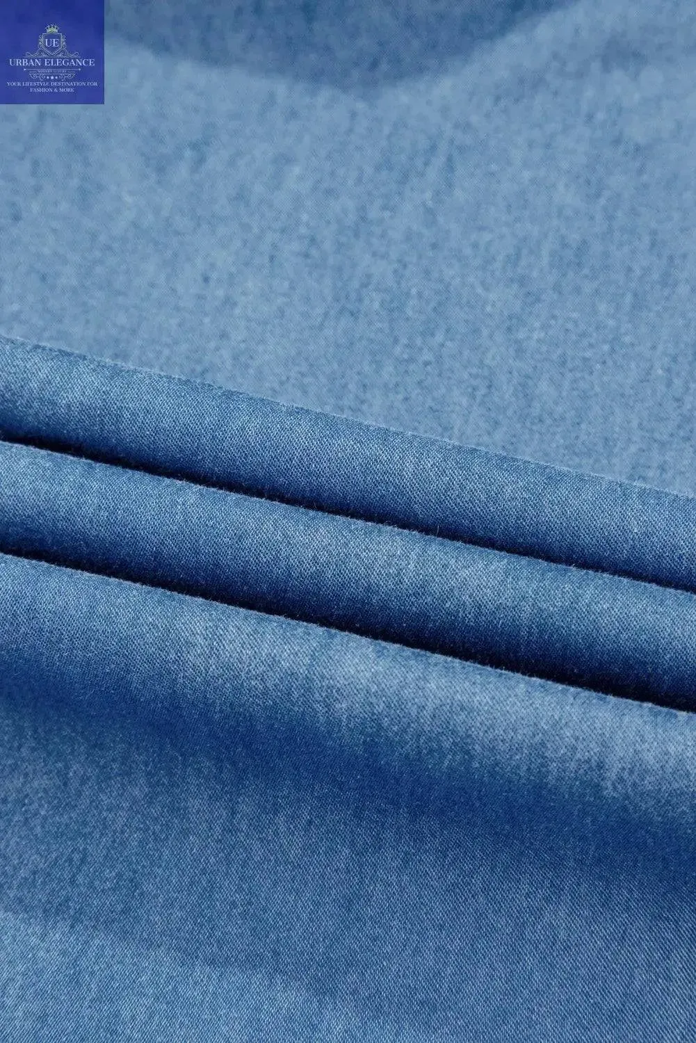Plus Size Dusk Blue Denim Joggers