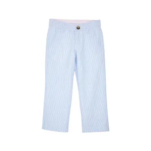 Prep School Pants Breakers Blue Seersucker With Breakers Blue Stork