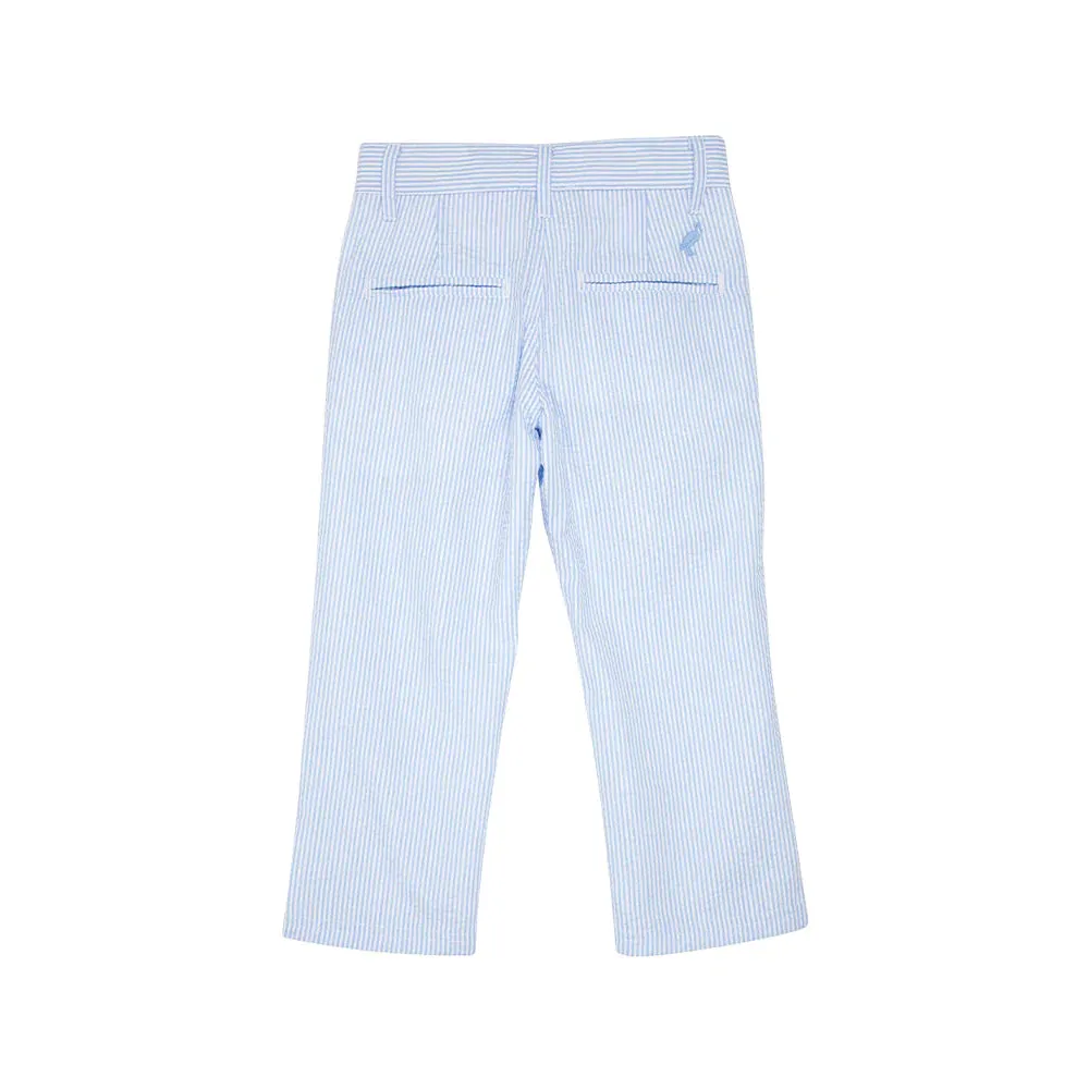 Prep School Pants Breakers Blue Seersucker With Breakers Blue Stork