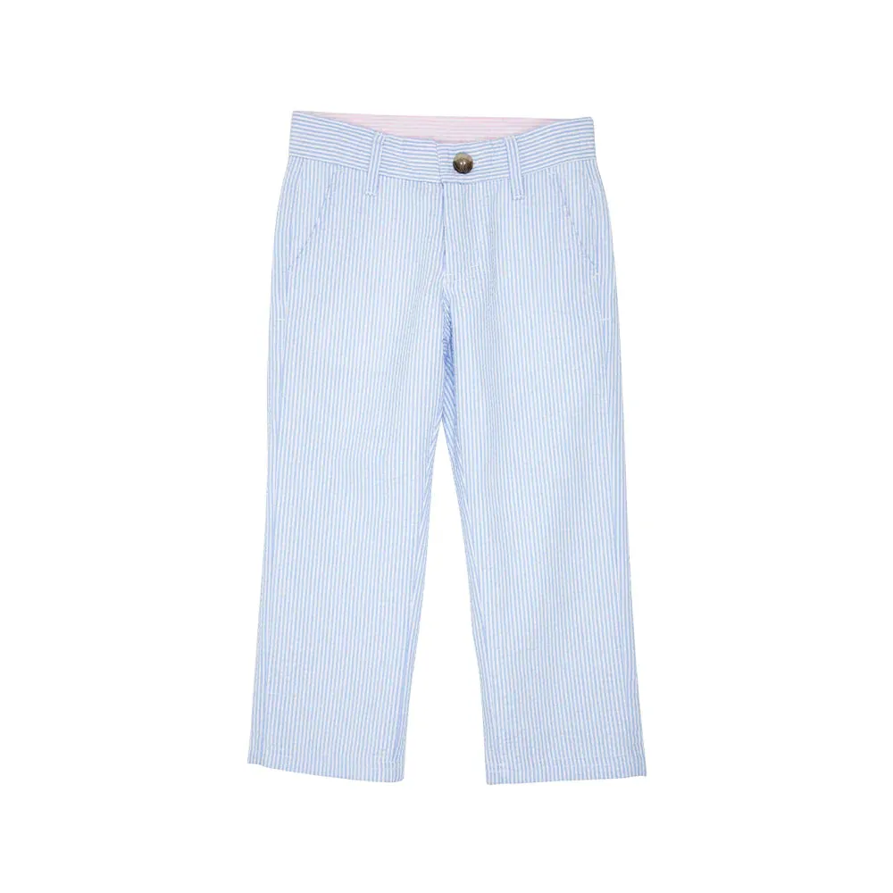Prep School Pants Breakers Blue Seersucker With Breakers Blue Stork