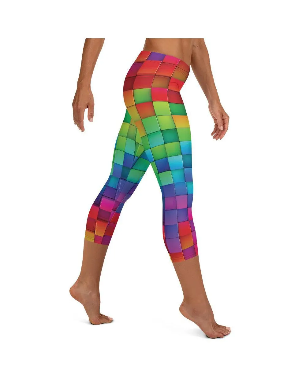 Rainbow Blocks Capris