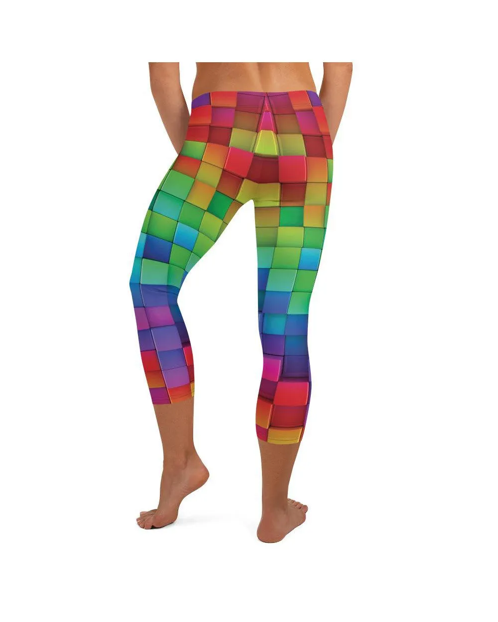 Rainbow Blocks Capris