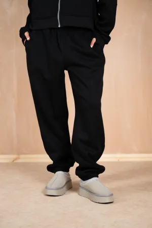 Relaxed Cuff Joggers - Black