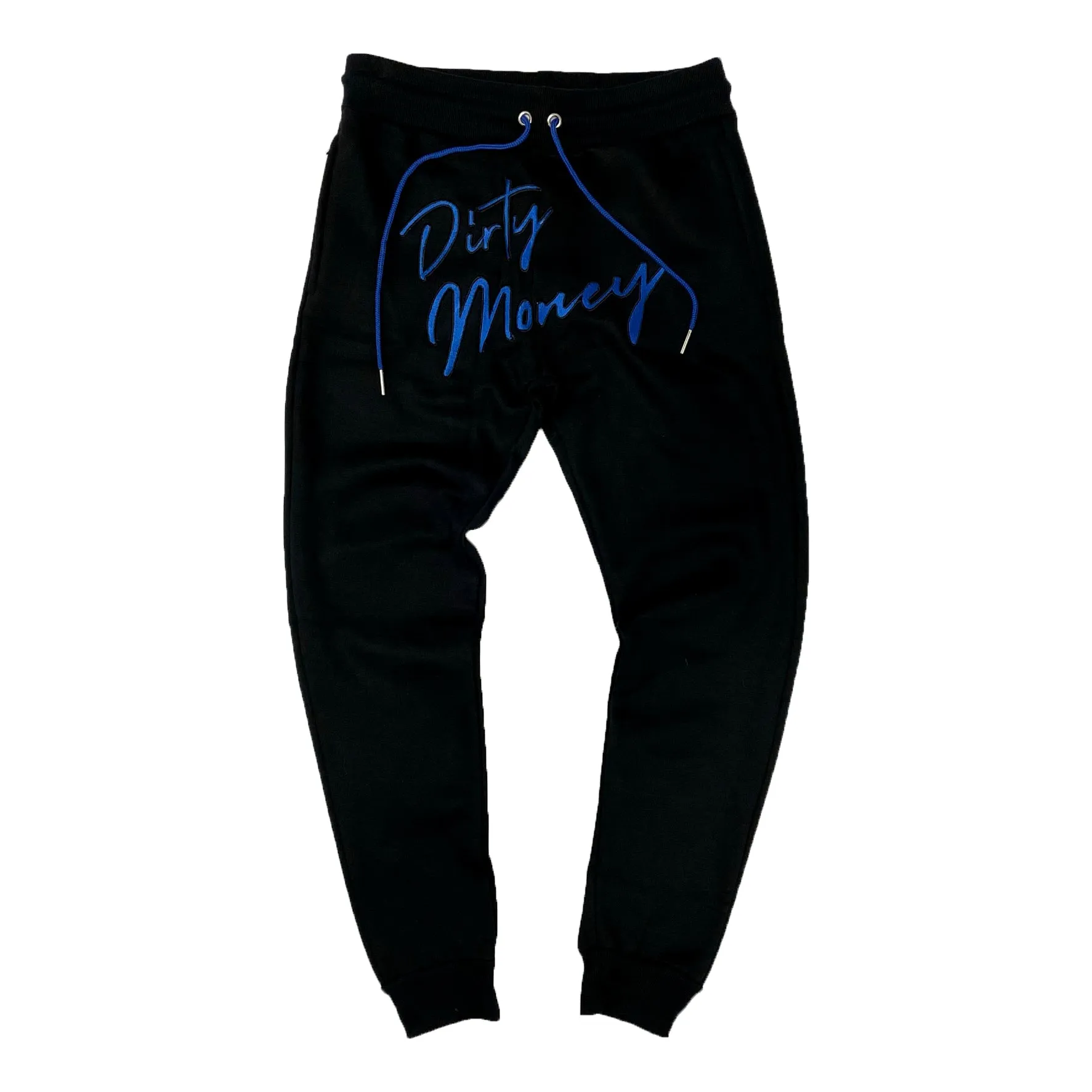 Retro Label Dirty Money Joggers (Retro 1 KO Storm Blue)