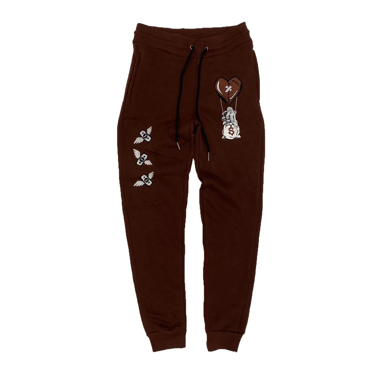 Retro Label Hot Air Joggers (Retro 1 Dark Mocha)