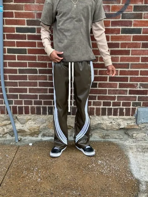 RFRM leather joggers (Olive)
