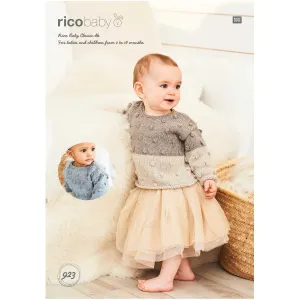 Rico Baby Classic Sweater DK Knitting Pattern 923