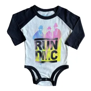 Rowdy Sprout Run DMC Recycled Raglan Bodysuit