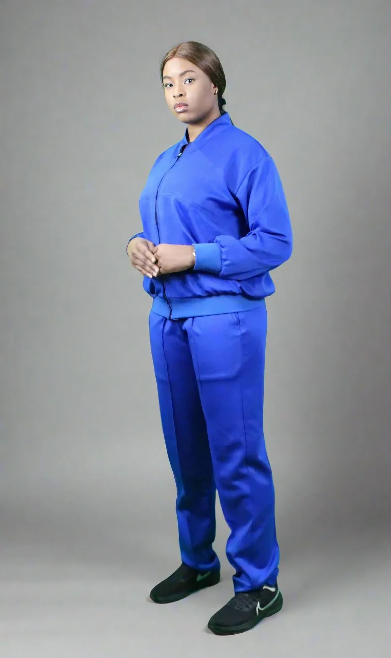 Royal Blue Women’s Tracksuit Set