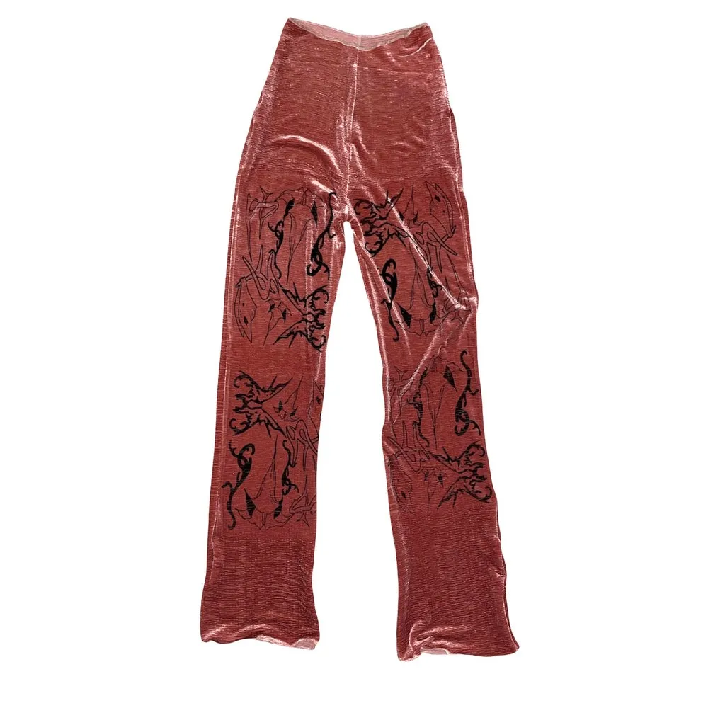 salmon plate pants
