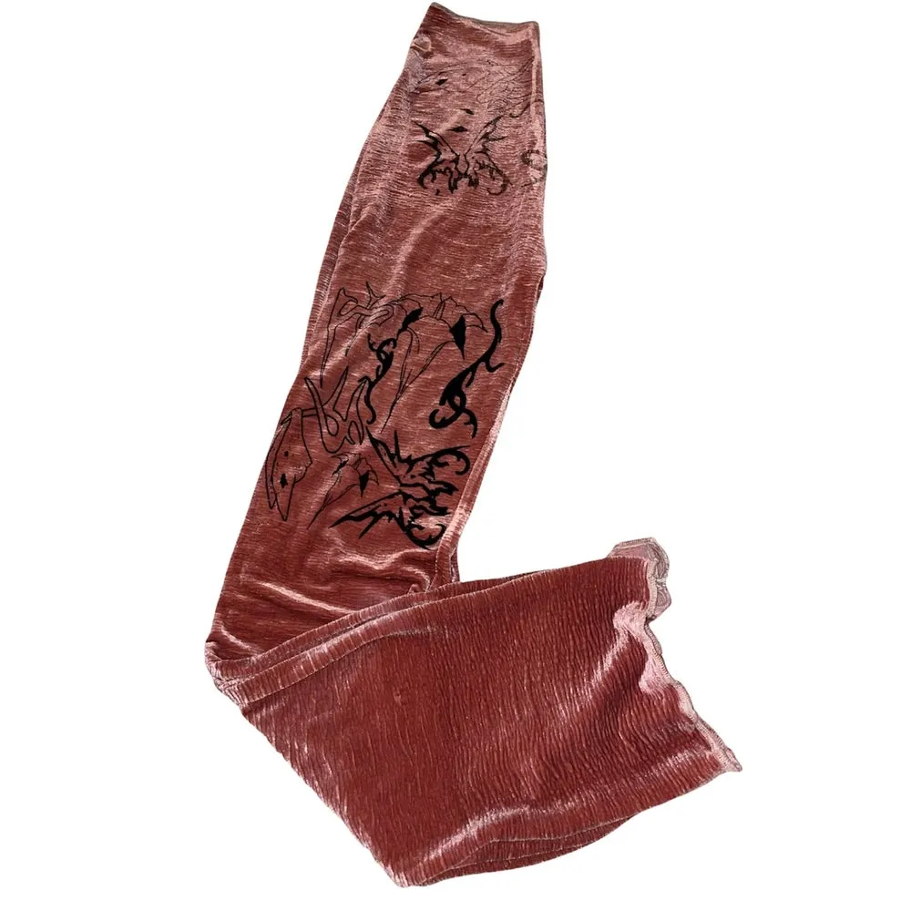 salmon plate pants
