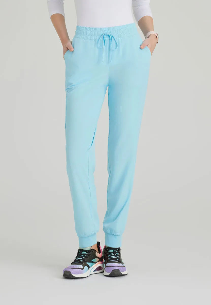 Seasonal Colors Theory 4-Pocket Mid-Rise Jogger Scrub Pant