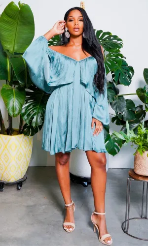 She's Classy | Flow Dress - Slate
