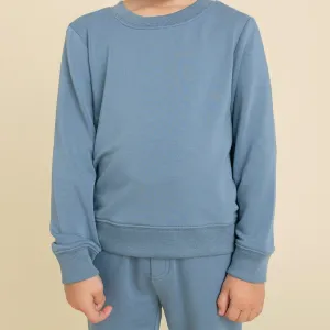 Slate French Terry Pullover Sweatshirt