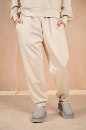 Soft Scuba Joggers - Stone