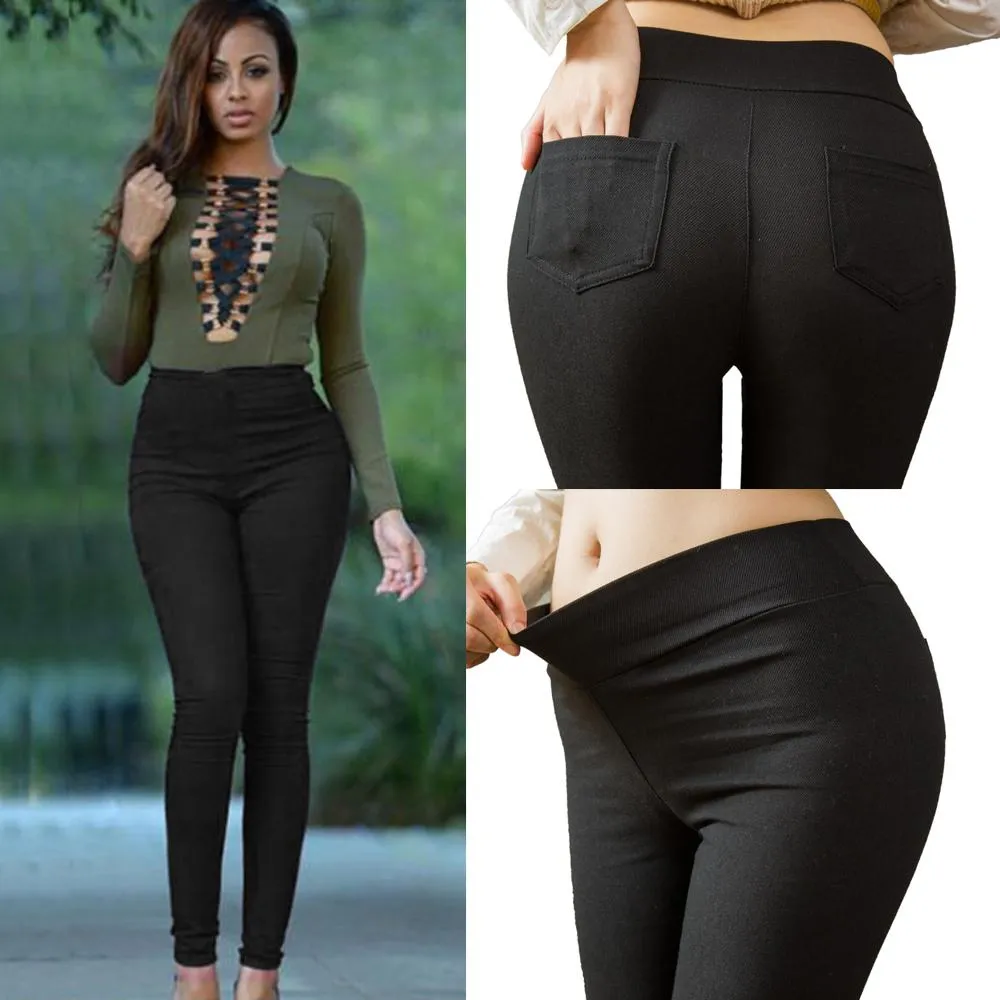 Stretch Pencil Dress Pants