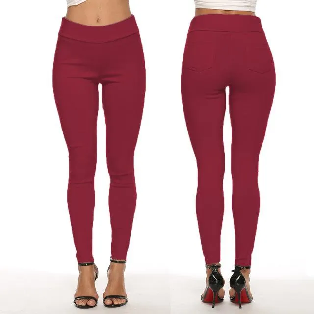 Stretch Pencil Dress Pants